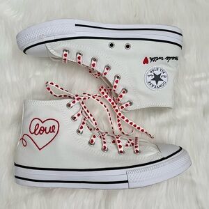 Converse RARE Valentine's Day Chuck Taylor All Star High Top Casual Sneakers